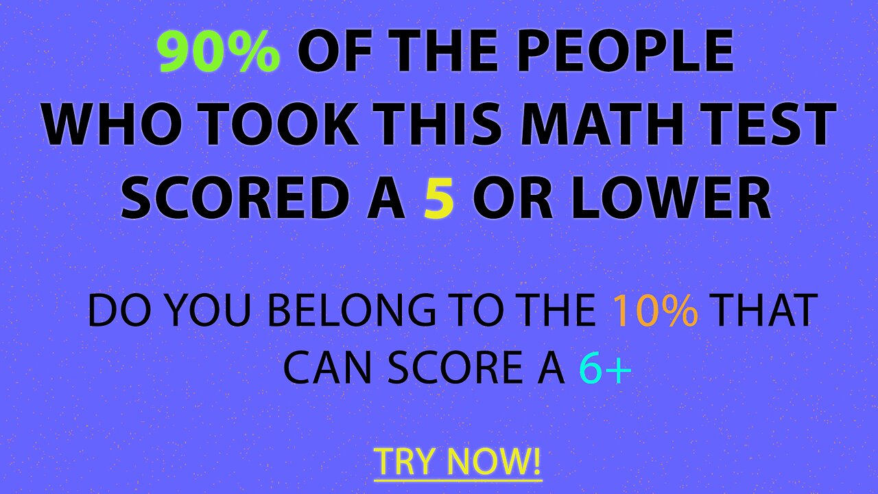 10 hard math questions