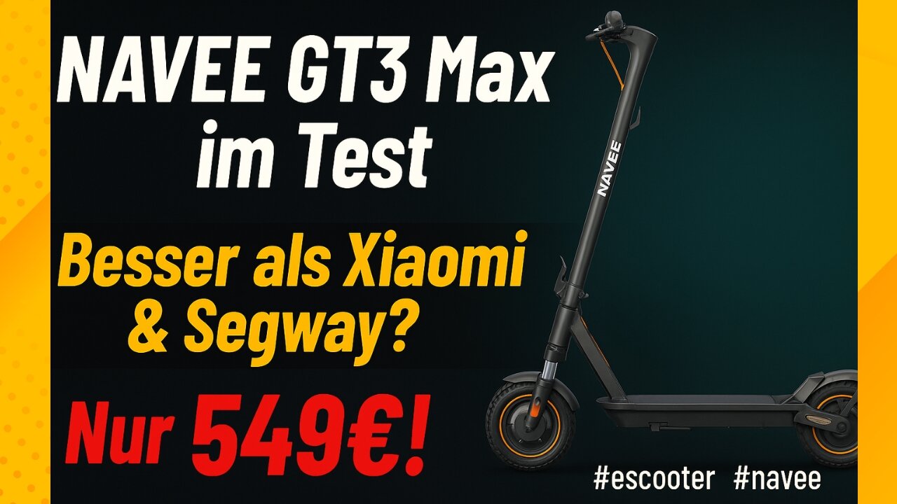 NAVEE GT3 Max im Test ⚡ Besser als Xiaomi & Segway für nur 549€? #escooter #navee