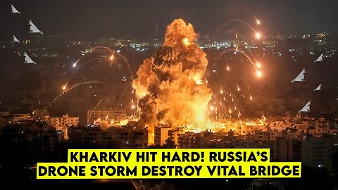 Kharkiv Obliterated: Russia's Devastating Night Assault Engulfs City in Flames