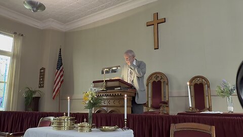 Sunday Sermon, Pastor Jay D. Hobson, Cushman Union Church, June 1, 2025