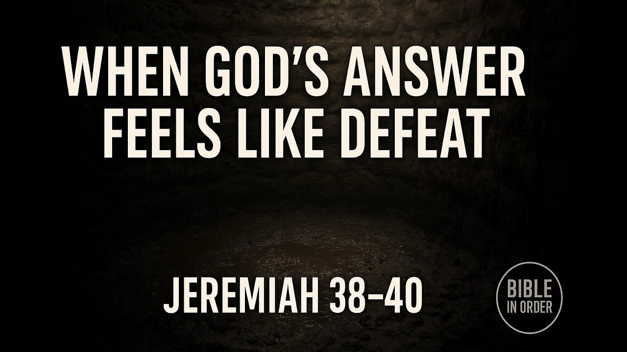 Jeremiah 38-40, Psalms 74 & 79 | Answered Prayers We Don't Like | 8/18/25
