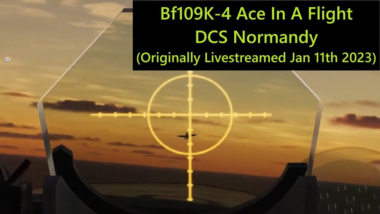 Bf109K-4 Ace In A Flight (DCS Normandy)