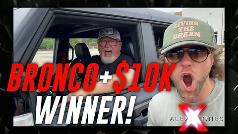BREAKING: The Alex Jones Store 3rd Raffle Winner Announced— Given Badass