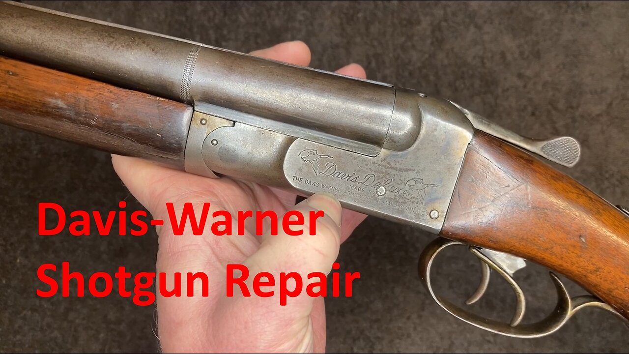 Davis-Warner SXS Shotgun - Overview and Repair