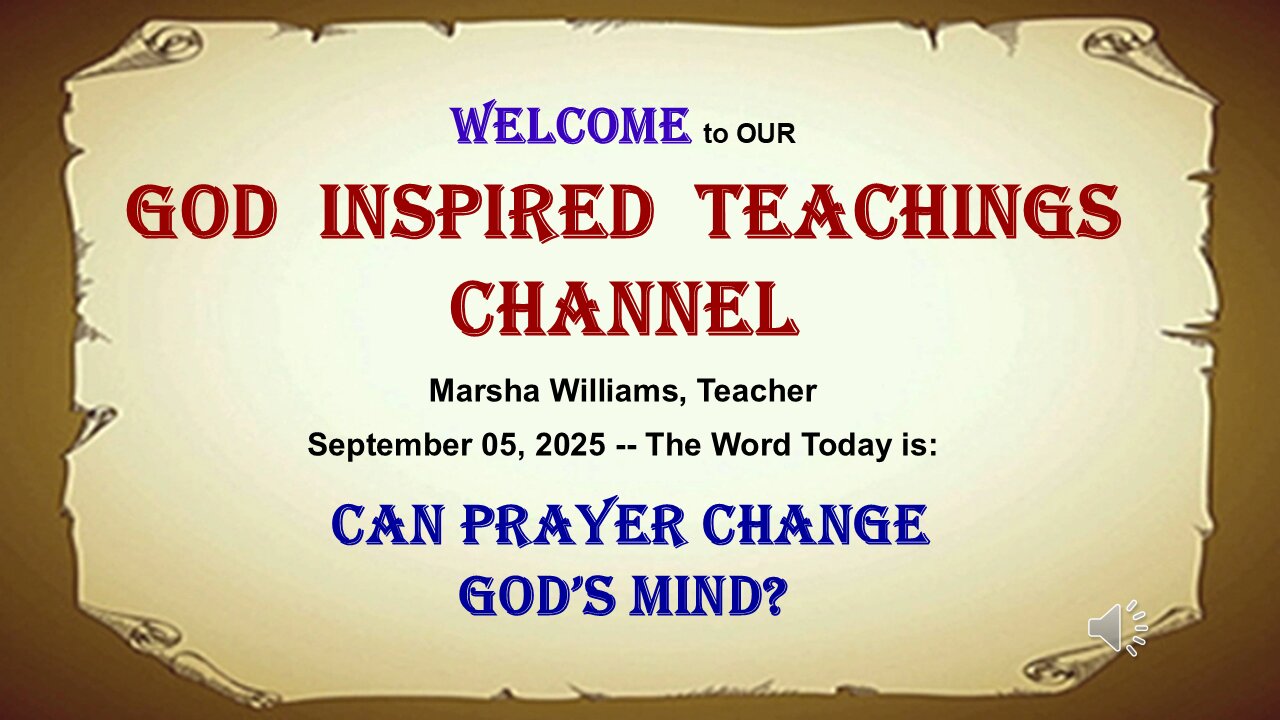 Can Prayer Change God's Mind?