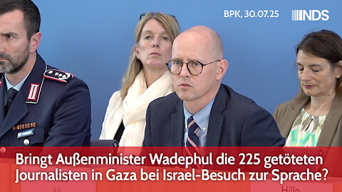 Bringt Außenminister Wadephul die 225 getöteten Journalisten in Gaza bei Israel-Besuch zur Sprache?