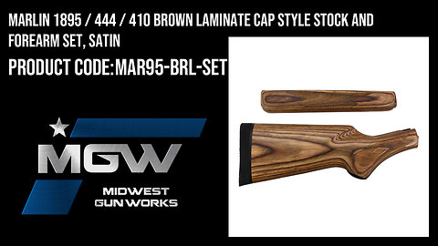 Marlin 1895 / 444 / 410 Brown Laminate Cap Style Stock and Forearm Set, Satin - MAR95-BRL-SET