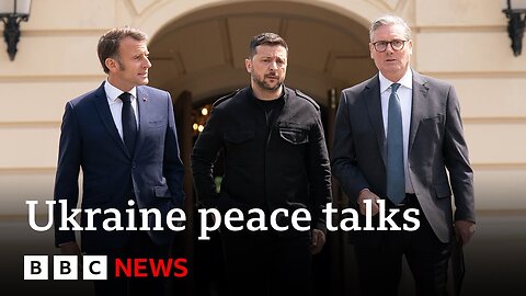 Ukraine's European allies say Kyiv must be in peace talks as US and Russia hold meeting | BBC News