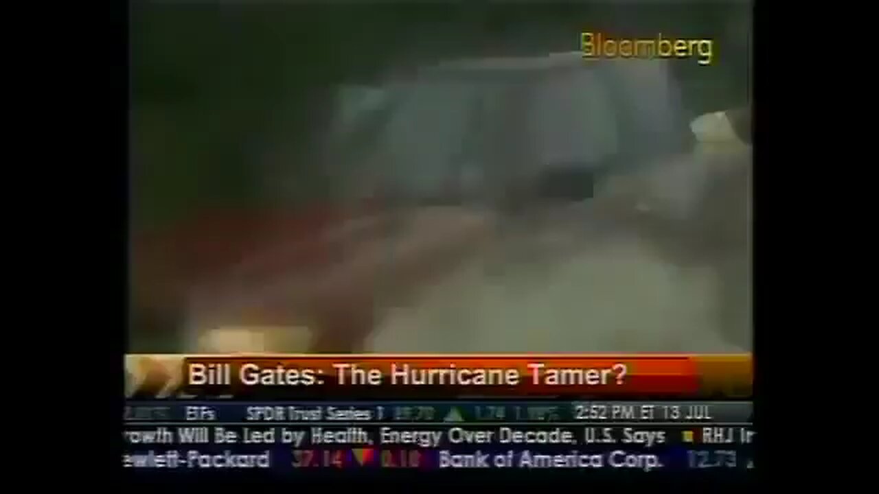 🚨 BILL GATES HOLDS THE PATENT TO CONTROL HURRICANES... LITERALLY
