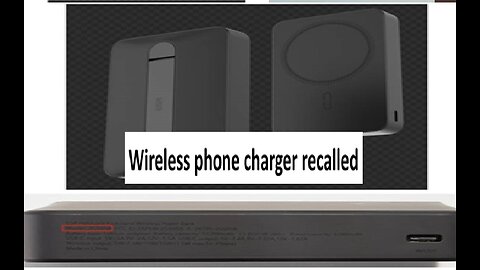 Wireless phone charger recalled ESR Halolock