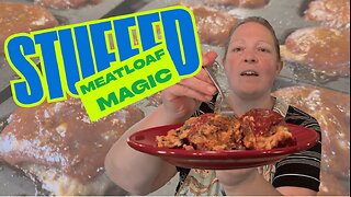 Jalapeno Popper Stuffed Mini Meatloaves - Easy & Cheesy Oven Recipe