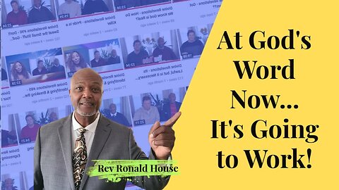 It Didn't Work Before, But Now By Gods Word It Will - Divine Revelations Bible Study