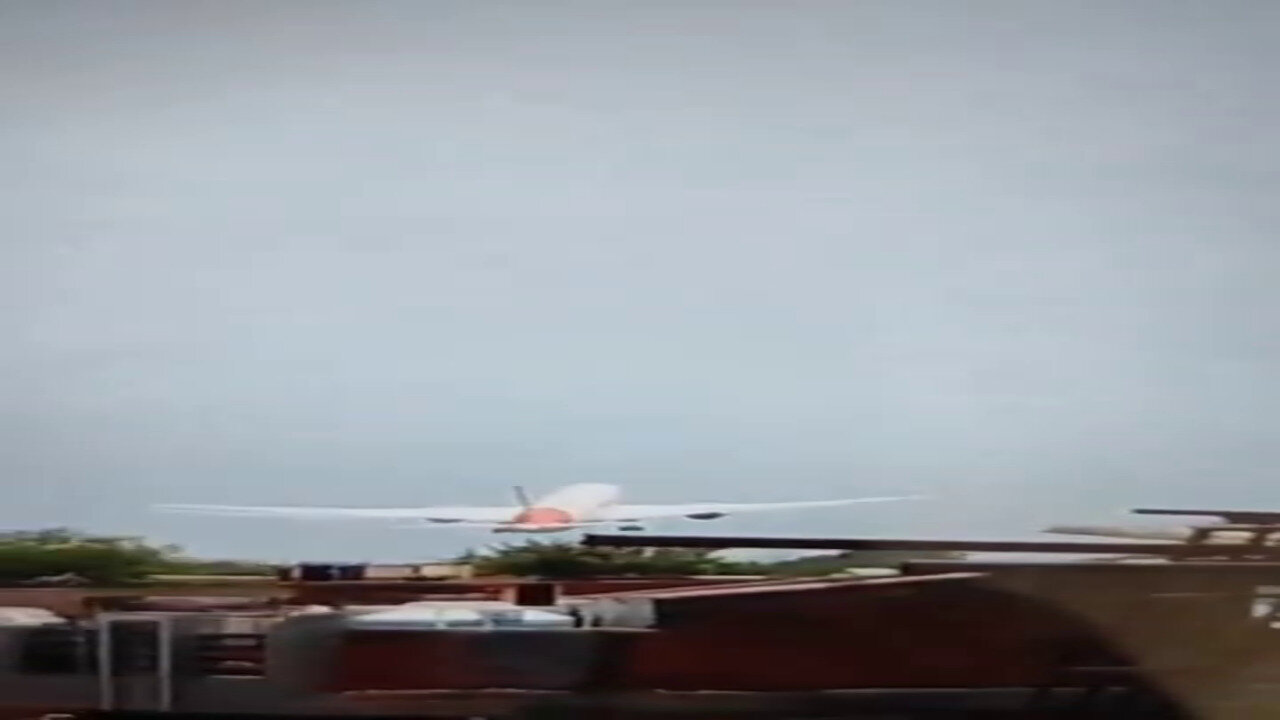 Air India Flight AI 171 crashing into a residential area in Ahmedabad today.