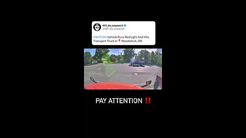 Hit and run in Woodstock Ontario