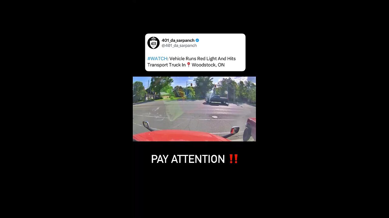 Hit and run in Woodstock Ontario