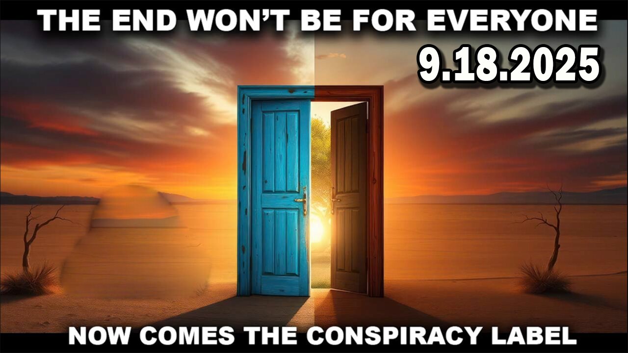 And We Know 9.18.25: MATRIX (Movie) Grew People As Crop. Sound FAMILIAR? Now Conspiracy LABEL