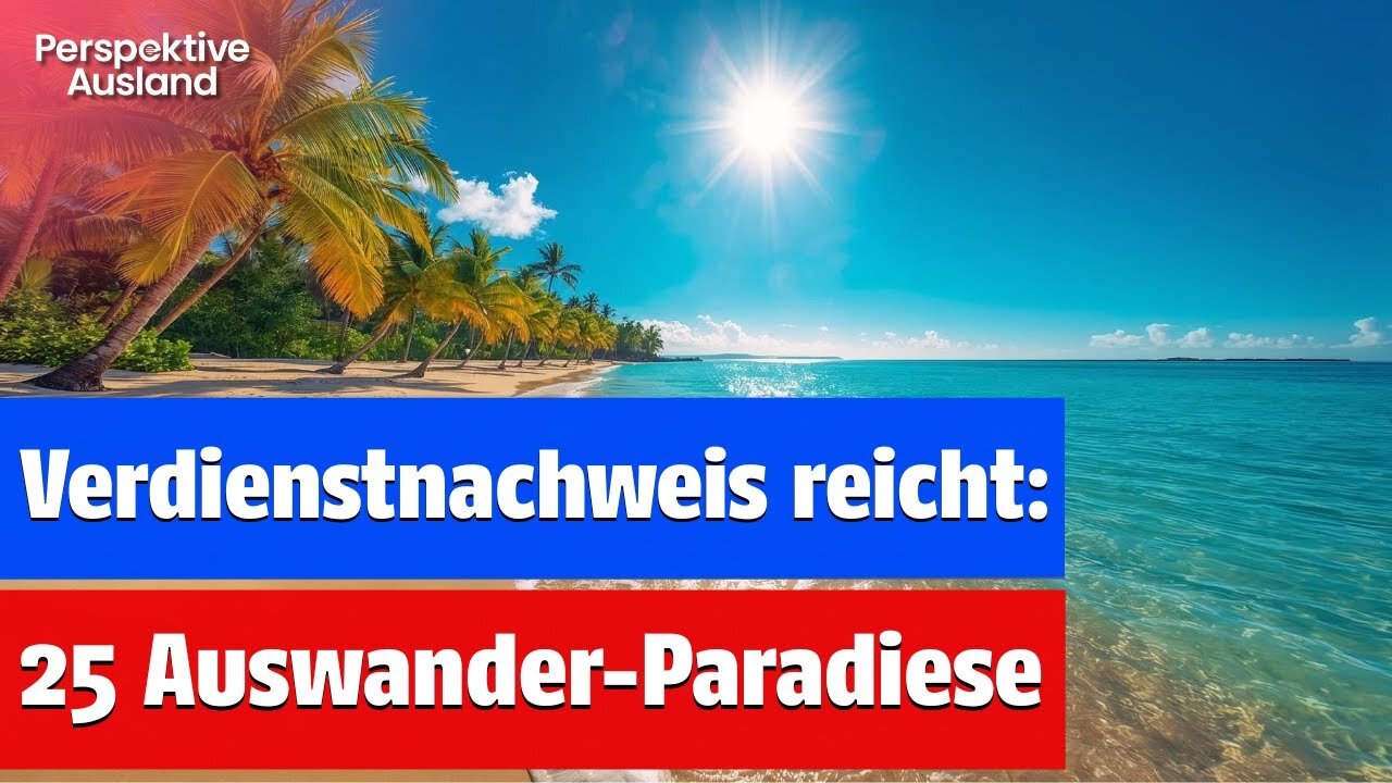 In diesen 25 Nicht-EU-Ländern: Kostenlose Aufenthaltsgenehmigung mit Einkommensnachweis
