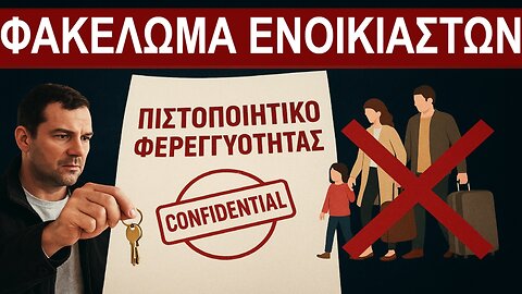 ΕΡΧΕΤΑΙ το «Πιστοποιητικό Φερεγγυότητας» - Νέο εργαλείο φακελώματος και κοινωνικού αποκλεισμού
