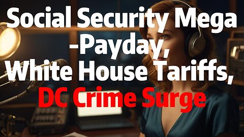 Social Security Mega-Payday, White House Tariffs, DC Crime Surge
