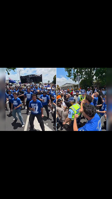 Christian group performs haka to block Sikh parade in Auckland ‘This is New Zealand’