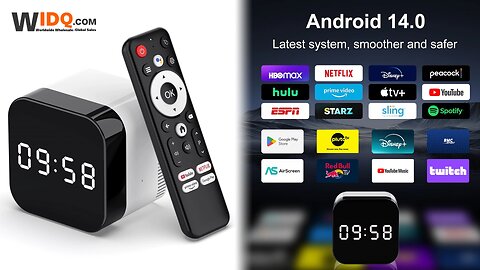 🎥 Ultra 8K Android 14 TV Box Power + Clarity + Speed! 🎉