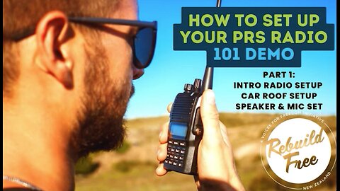 How to set up your PRS radio ~ 101 demo (Part 1)