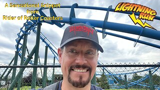 A Sensational Snippet from Rider of Roller Coasters: LIGHTNING RUN at Louisville, Kentucky US