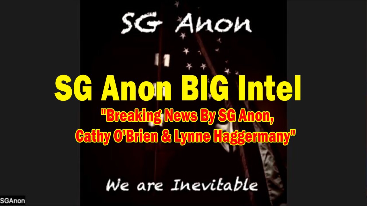 SG Anon BIG Intel Apr 9: "Breaking News By SG Anon, Cathy O'Brien & Lynne Haggermany"