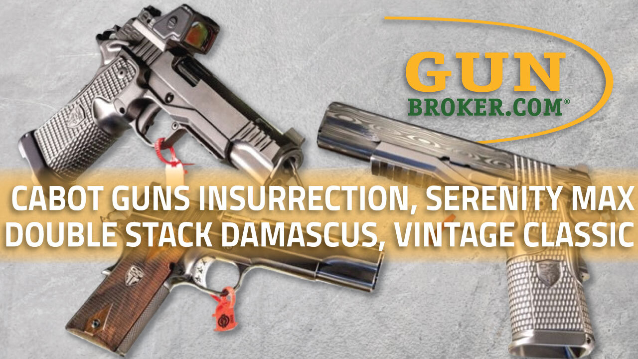 Cabot Guns’ Latest: Damascus Steel, Double Stacks, and Vintage 1911s ...