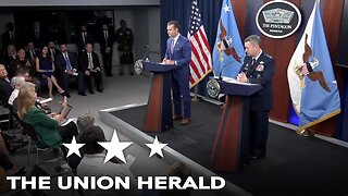 Defense Secretary Hegseth Holds a Press Conference on U.S. Strikes on Iran Nuclear Sites