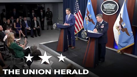 Defense Secretary Hegseth Holds a Press Conference on U.S. Strikes on Iran Nuclear Sites