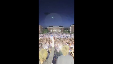 Students at Liberty University gathered together to celebrate and praise Jesus.