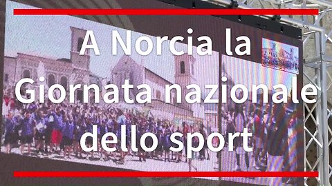 A Norcia la Giornata nazionale dello sport