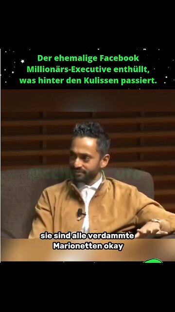 🇬🇧UT🇩🇪 Der ehemalige Facebook-Millionärs-Executive enthüllt, was hinter den Kulissen passiert