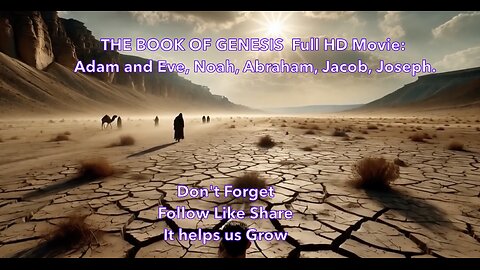 THE BOOK OF GENESIS 🎬 Full HD Movie: Adam and Eve, Noah, Abraham, Jacob, Joseph.