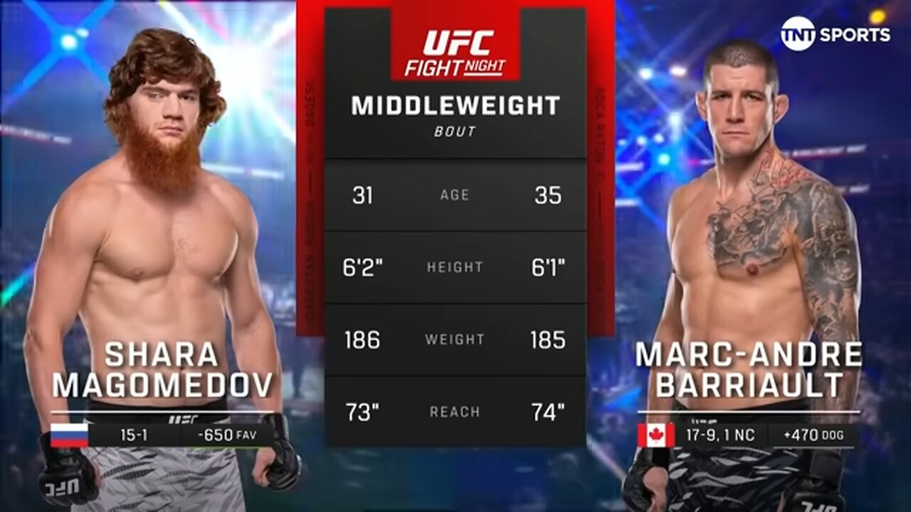 Shara Magomedov vs Marc-Andre Barriault | UFC Abu Dhabi Fight Night Highlights