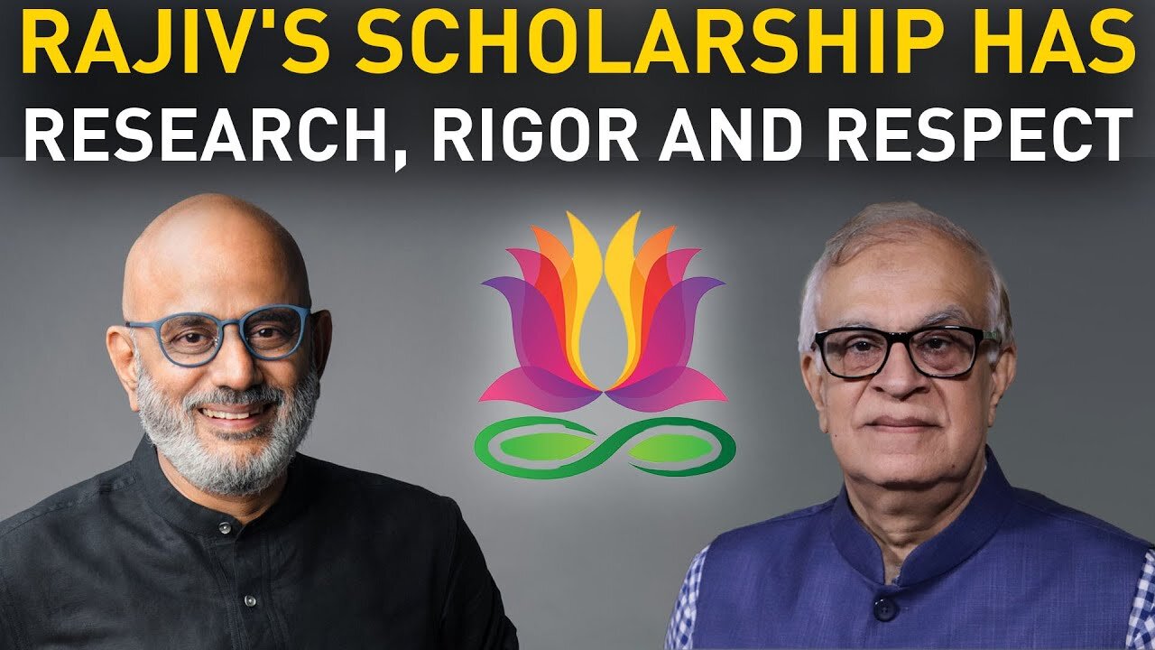 "Rajiv's scholarship has three R's it is research, rigor and respect."- Hari Kiran Vadlamani