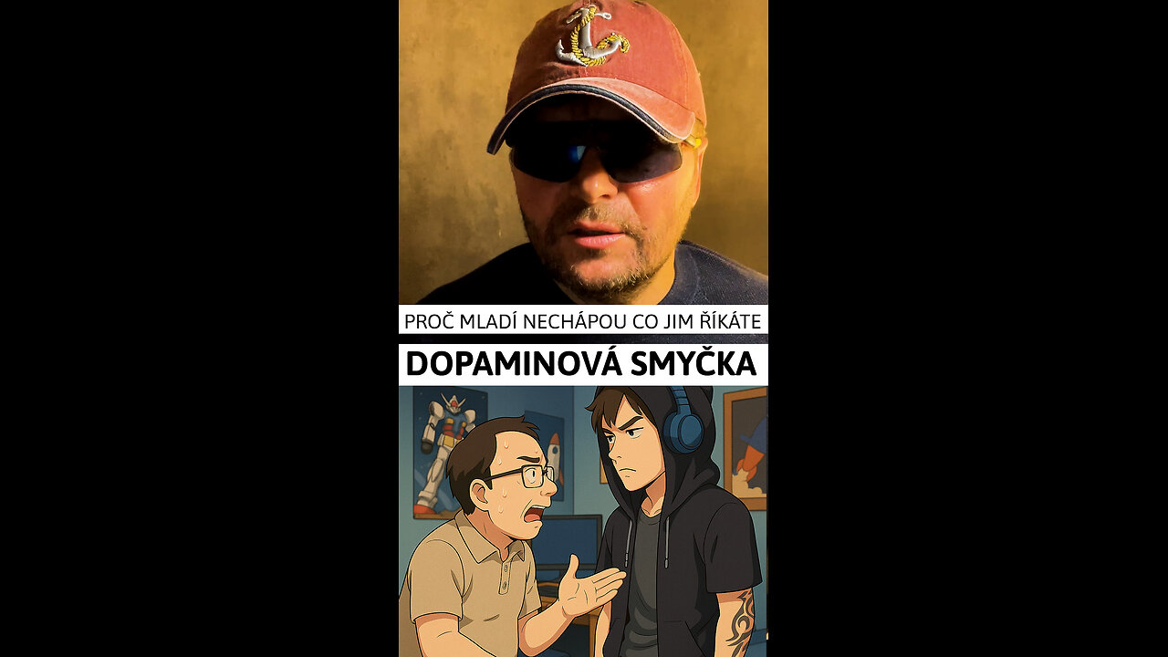 🎬 DOPAMINOVÁ SMYČKA – PROČ NÁS MLADÍ NECHÁPOU? aneb Proč mladí obhajují systém, který je ničí? 🧠