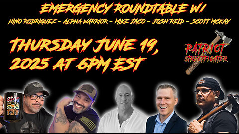 6.19.25 | 🔥 Patriot Streetfighter ROUNDTABLE | Scott McKay, Mike Jaco, ALPHA Luna, Nino Rodriguez, Josh Reid
