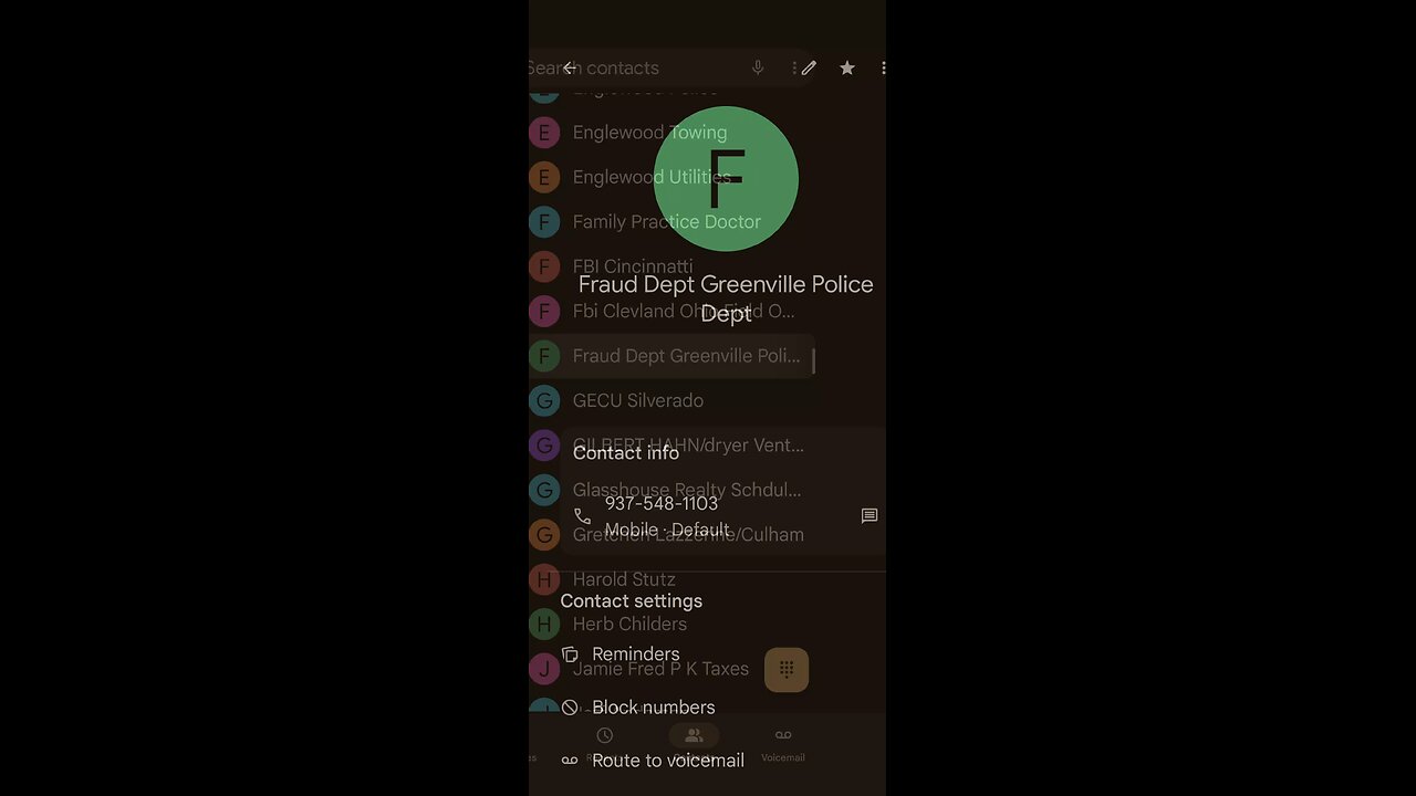fraud call