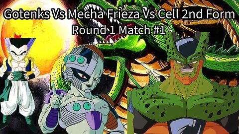 Round 1 Match #1: Gotenks vs Mecha Frieza vs Cell Semi-Perfect Form (DB:RB2 Ultimate Tournament)