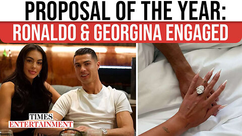 Football star Cristiano Ronaldo proposed to his long-time partner Georgina Rodriguez