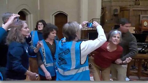 Boomers Gather At Church In Charlotte To Practice Obstructing ICE Agents