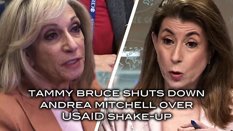 Tammy Bruce Shuts Down Andrea Mitchell Over USAID Shake-up