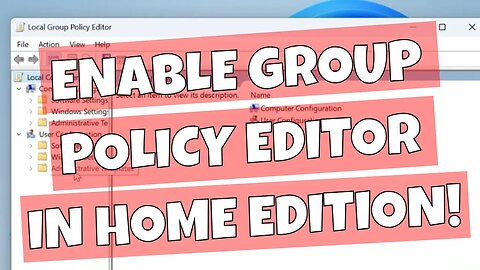 How To Enable Group Policy Editor gpedit msc In Windows 10 11 Home Edition