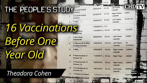 16 Vaccinations Before One Year Old