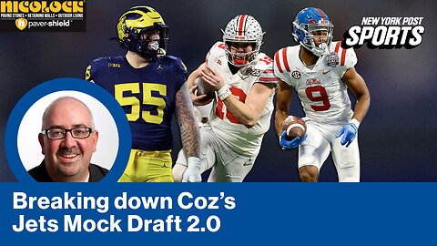 Will the Jets TRADE BACK in the first round? | Presented by Nicolock Paving Stones