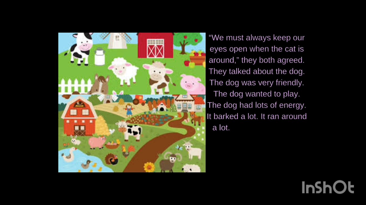 English Stories the farm animals
