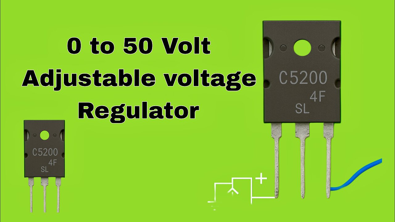 DIY Adjustable Power Supply | C5200 Voltage Regulator Circuit.