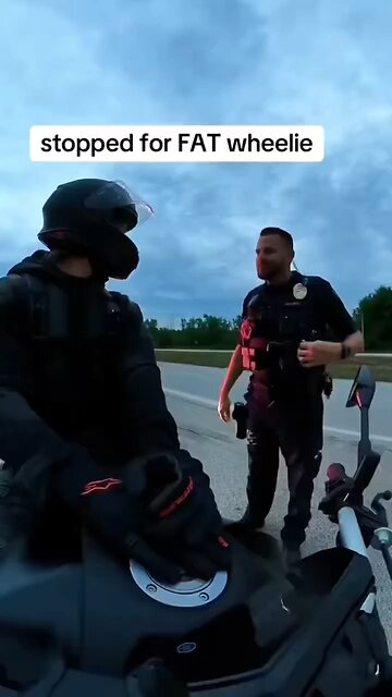 The officer care about the kid safety and the kid was very polite